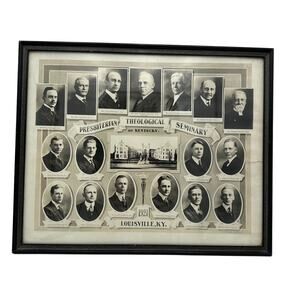 Vtg Presbyterian Theological Seminary of Kentucky 1921 Graduating Class Photo